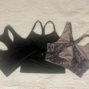 LOT - 3 (S) Workout / Sports Bras - (1) Reebok (2) Off-brand